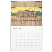 Tierkalender jedes Jahr ein humorvolles Kaninchen Kalender (Jan 2026)