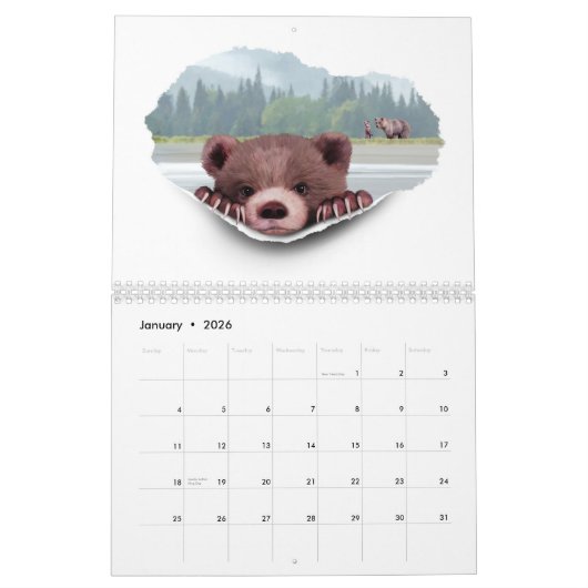 Tierkalender Kalender (Jan 2026)
