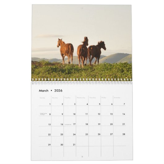 Tierkalender Kalender (Mär 2026)