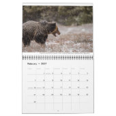 Tierkalender mit Beschriftungen Kalender (Feb 2027)