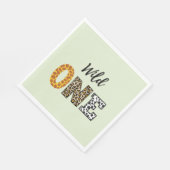 Tierkalligraphie Serviette (Ecke)