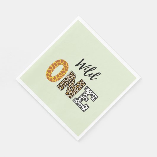 Tierkalligraphie Serviette (Ecke)