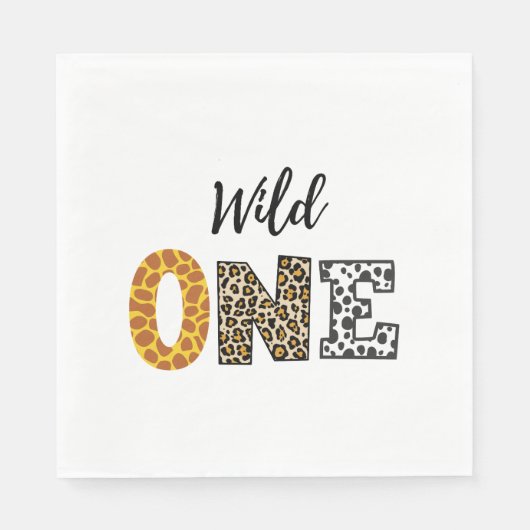 Tierkalligraphie Serviette (Vorderseite)