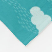 Tierkarte der Welt für Kinder Fleecedecke (Ecke)