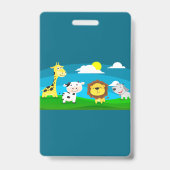 Tierkartoon Ausweis (Back)