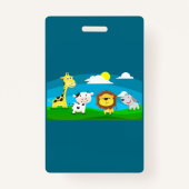 Tierkartoon Ausweis (Rückseite)