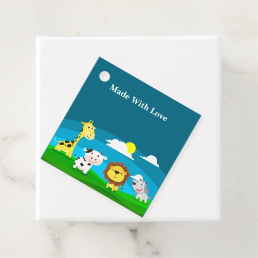 Tierkartoon Geschenkanhänger (Beispiel)