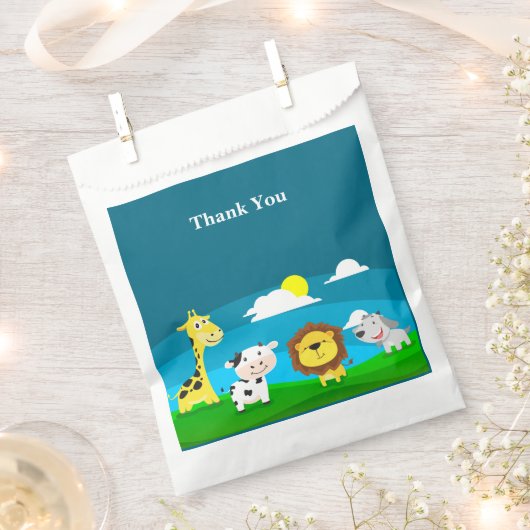 Tierkartoon Geschenktütchen (Ausgeschnitten)