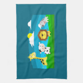 Tierkartoon Geschirrtuch (Vertikal)