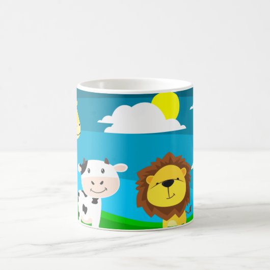 Tierkartoon Kaffeetasse (Mittel)