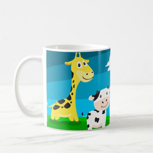 Tierkartoon Kaffeetasse (Links)