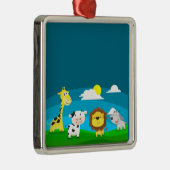 Tierkartoon Ornament Aus Metall (Rechts)