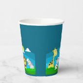 Tierkartoon Pappbecher (Links)