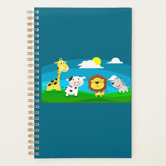 Tierkartoon Planer (Vorderseite)