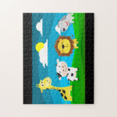 Tierkartoon Puzzle (Vertikal)