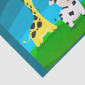 Tierkartoon Seidenpapier (Detail)