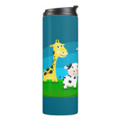 Tierkartoon Thermosbecher (Nach links gedreht)