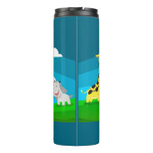 Tierkartoon Thermosbecher (Rückseite)