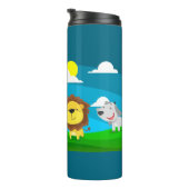 Tierkartoon Thermosbecher (Nach rechts gedreht)