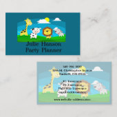 Tierkartoon Visitenkarte (Vorne/Hinten)