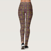 Tierkatzen Muster Leggings (Rückseite)