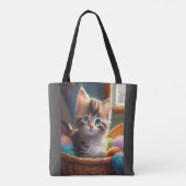 Tierkatzenbeutel Tasche (Rückseite)