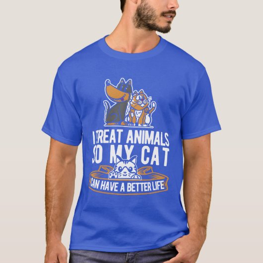 Tierkatzengeschenk T-Shirt (Vorderseite)