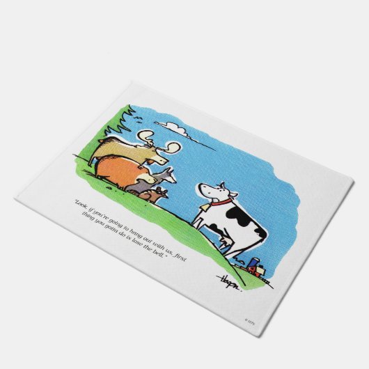 Tierklicken Fußmatte (Schrägansicht)