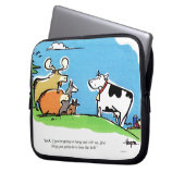 Tierklicken Laptopschutzhülle (Vorderseite Links)