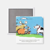 Tierklicken Magnet (Vorderseite/Rückseite)