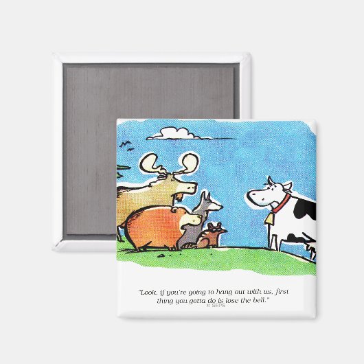 Tierklicken Magnet (Vorderseite/Rückseite)