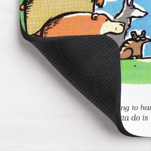 Tierklicken Mousepad (Ecke)