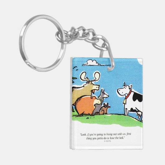 Tierklicken Schlüsselanhänger (Vorderseite links)