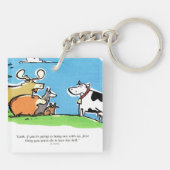 Tierklicken Schlüsselanhänger (Rückseite)