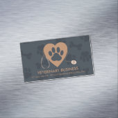 Tierklinik für Haustiere Magnetische Visitenkarte (Beispiel)