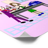 Tierklinik Gerahmt Art Poster (Ecke)