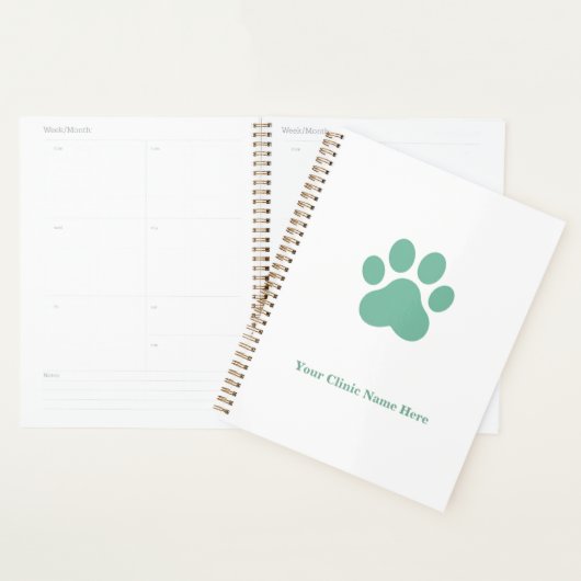 Tierklinik Individueller Name und Logo Planer (Anzeige)