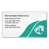 Tierklinik Magnetische Visitenkarte (Vorderseite)