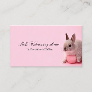 Tierklinik Pink Rabbit Visitenkarte