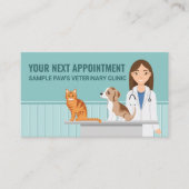 Tierklinik Tierarzt Terminkarte (Vorderseite)