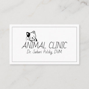 Tierklinik / Unterbringung / tierärztliche Versorg Visitenkarte