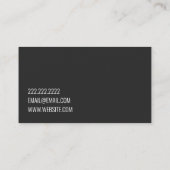 Tierklinik Unterkunft Veterinärmedizin Visitenkarte (Rückseite)