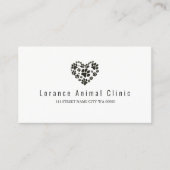 Tierklinik Unterkunft Veterinärmedizin Visitenkarte (Vorderseite)