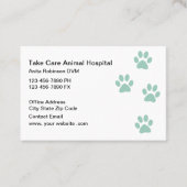 Tierklinik - Veterinärfachausweise Terminkarte (Vorderseite)