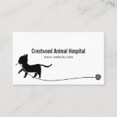 Tierklinik Visitenkarte (Vorderseite)