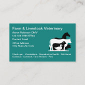 Tierklinik Visitenkarte (Vorderseite)