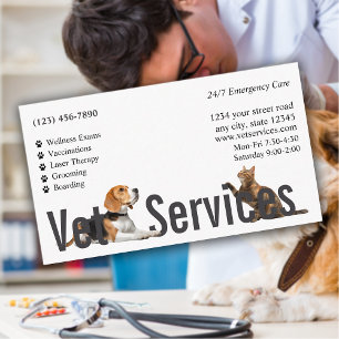 Tierklinik Visitenkarte