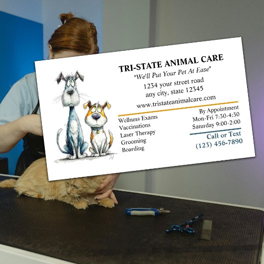 Tierklinik Visitenkarte