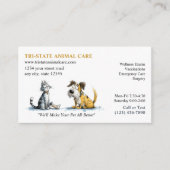 Tierklinik Visitenkarte (Vorderseite)