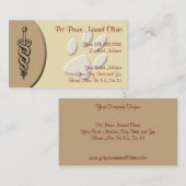 Tierklinik-Visitenkarte Visitenkarte (Vorne/Hinten)